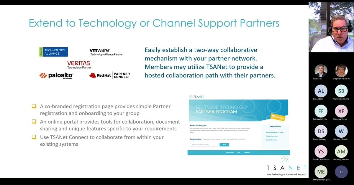 TSANet Connect Partner Programs